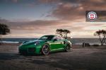 Porsche 911 GT2 RS on HRE Wheels (R101 Lightweight) 2019 года